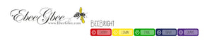 PINK & NAVY WEEKLY Planner Sticker Set | BeeBright Navy