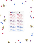 ME TIME Planner Stickers |  BeeColorful