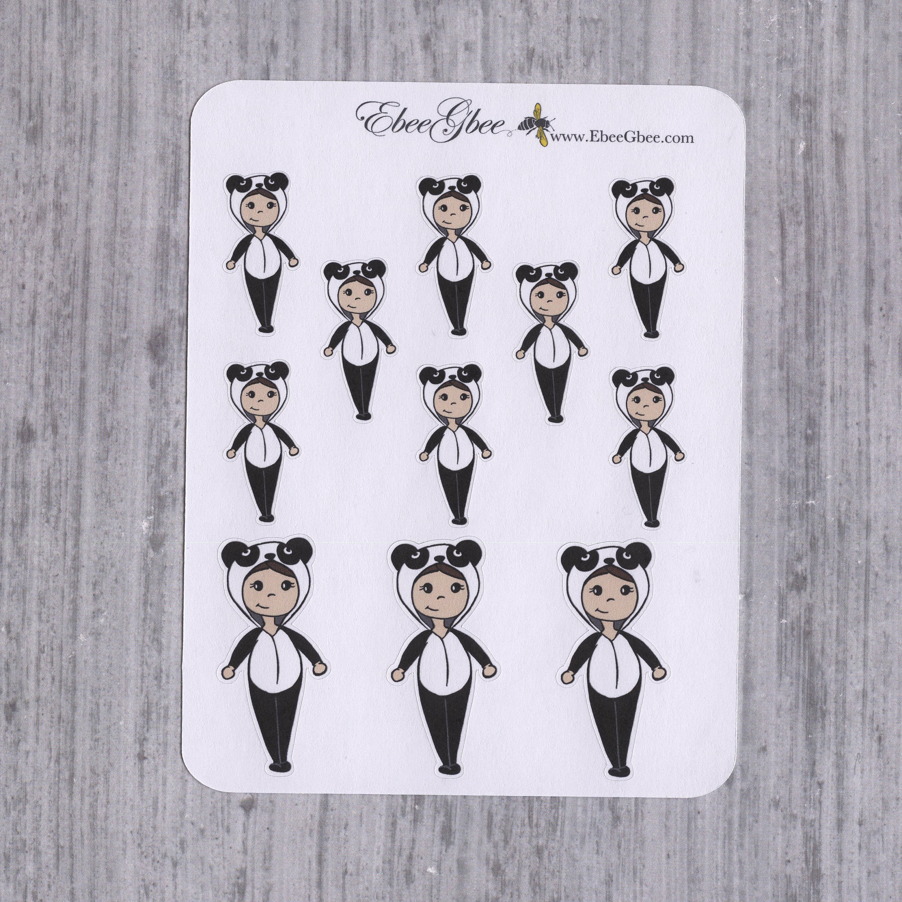 PANDA BeeBee Planner Stickers | NOW W/VARIATIONS