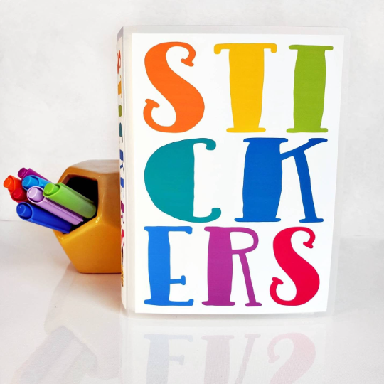 STICKER ALBUM, Block Letter