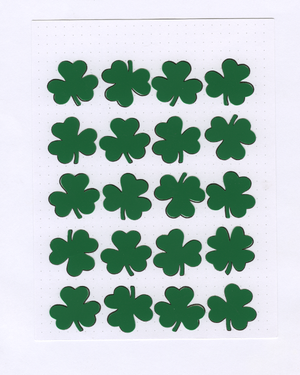 SHAMROCK Month on 2 Pages STENCIL MASK
