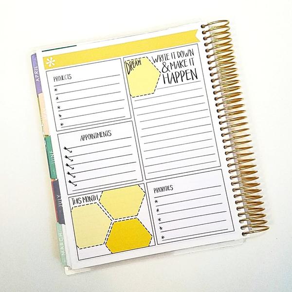 APPOINTMENTS set of 3 Hand Drawn Large Box Note Page Planner Stickers
