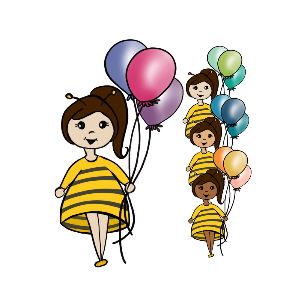 BALLOON BEEBEE Planner Stickers | BeeColorful