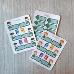 SCOUT GIRL GREEN Planner Stickers