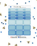 SKY COLORFUL BOXES Planner Stickers | BeeColorful