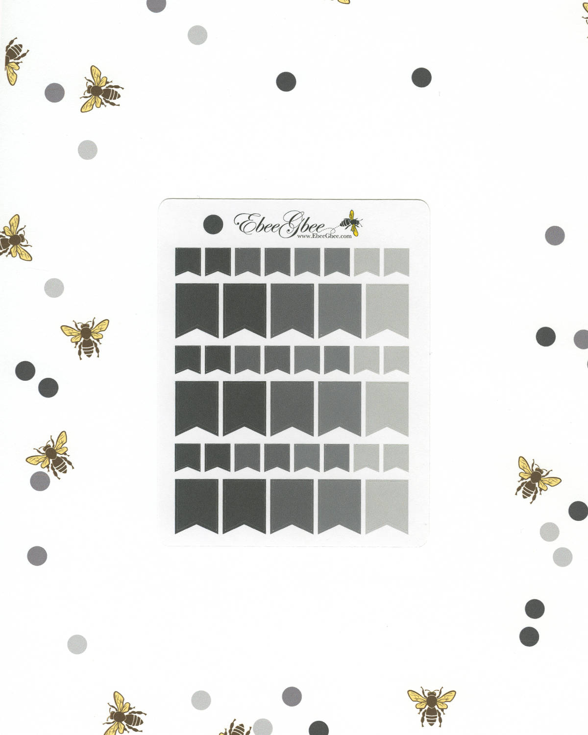 STORM FLAGS Planner Stickers | BeeColorful