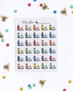 Run Planner Stickers | BeeColorful