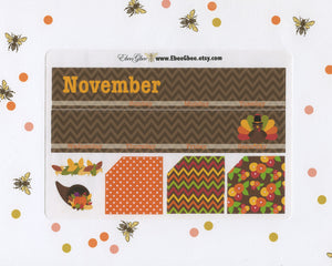 TURKEY MONTHLY Layout Planner Stickers | You Pick Your Month