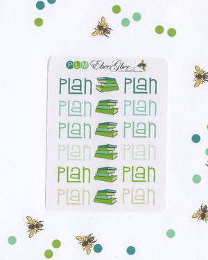 PLAN Planner Stickers |  BeeColorful