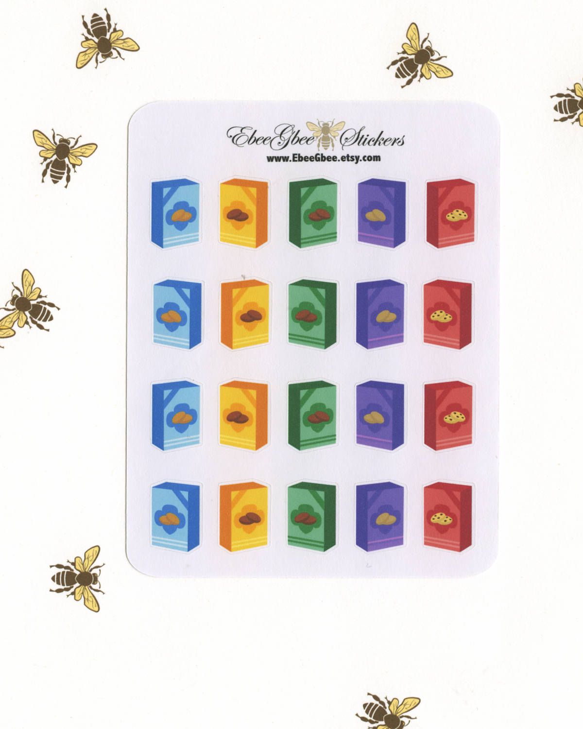 SCOUT GIRL COOKIES Planner Stickers