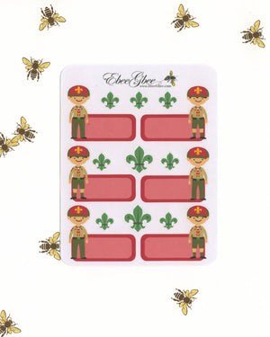 SCOUT BOY RED Stickers | Cub