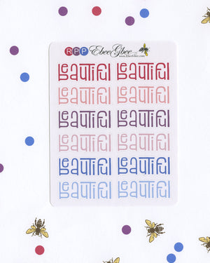 BEAUTIFUL Planner Stickers |  BeeColorful