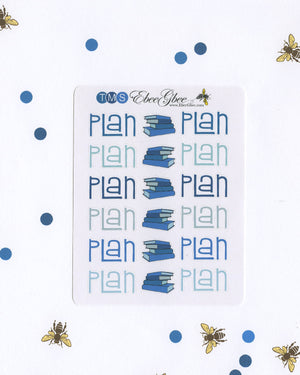 PLAN Planner Stickers |  BeeColorful