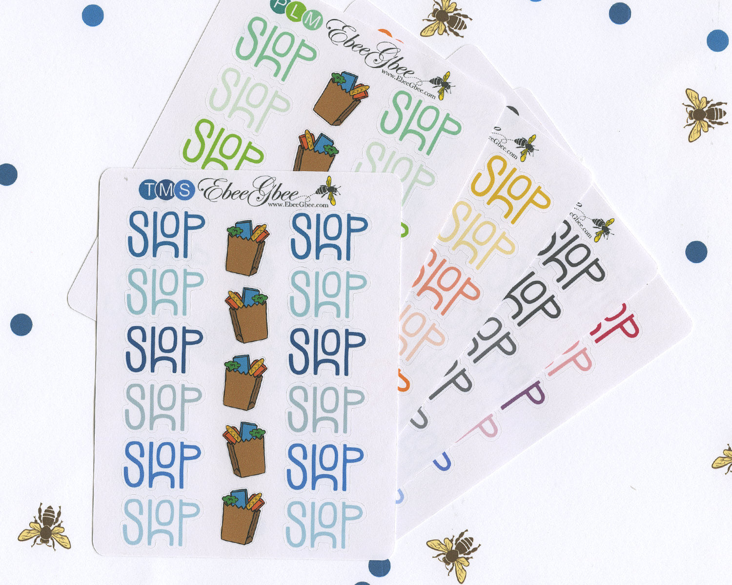 SHOP Planner Stickers |  BeeColorful