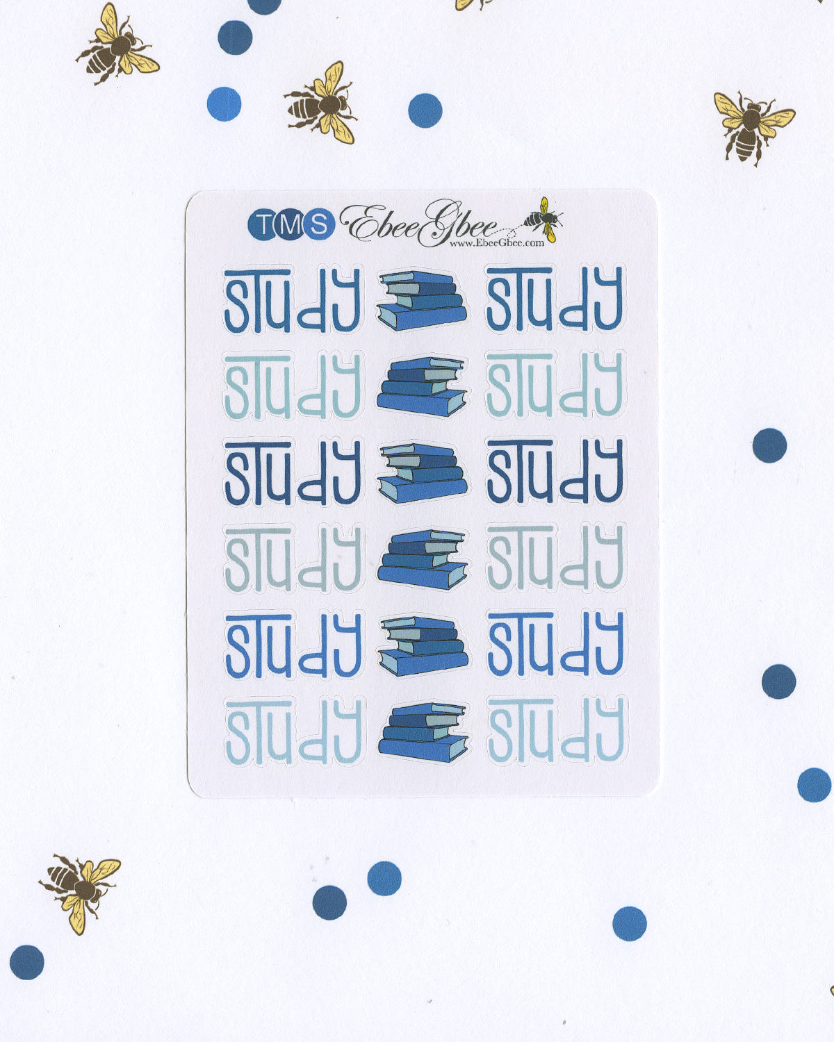 STUDY Planner Stickers |  BeeColorful