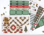 NOEL CHRISTMAS DELUXE Weekly Planner Sticker Set | BeeColorful Mint BeeBright Cherry