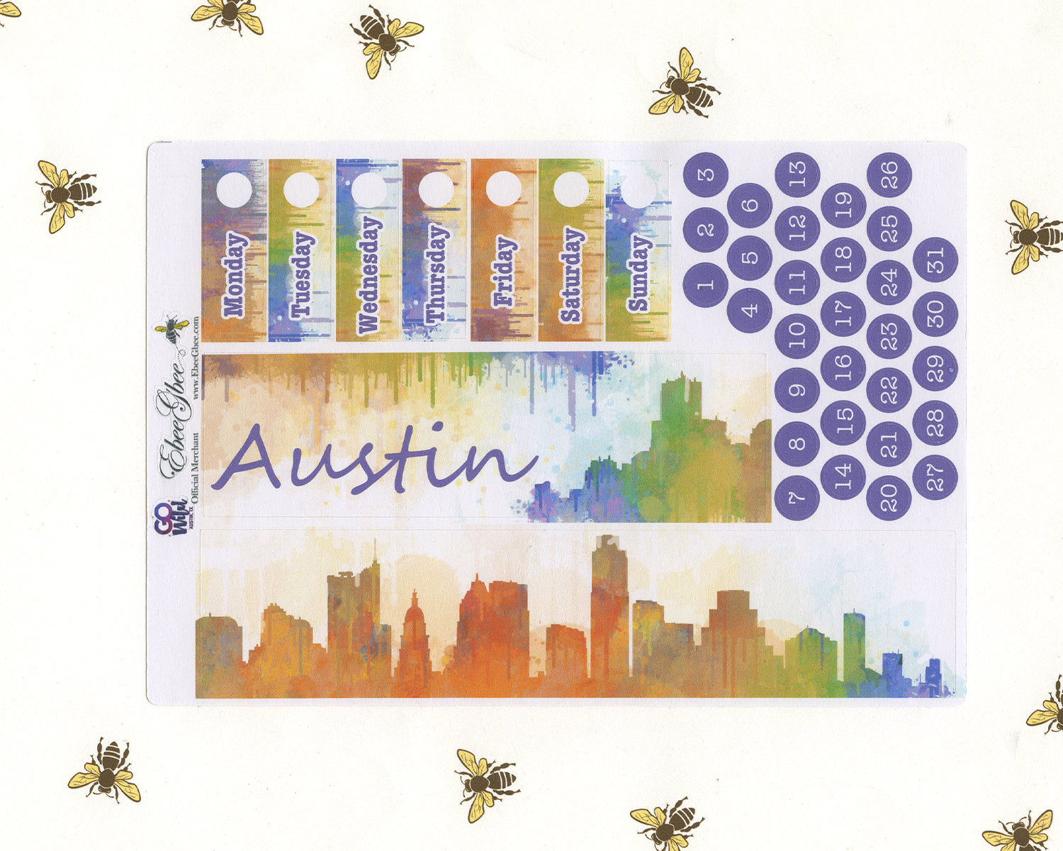 A LA CART Go Wild FUNCTIONAL Weekly Planner Sticker Sheets | Made to Fit Erin Condren Vertical Planners