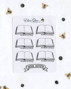 BOOK REVIEW Planner Stickers | Hand Drawn