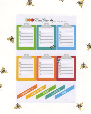 MIX TAPE DELUXE Weekly Planner Sticker Set | CHERRY LIME SUNSET