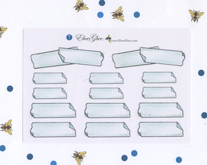 TAPE Stickers Planner Stickers | Hand Drawn Bullet Journal (BuJo) Style